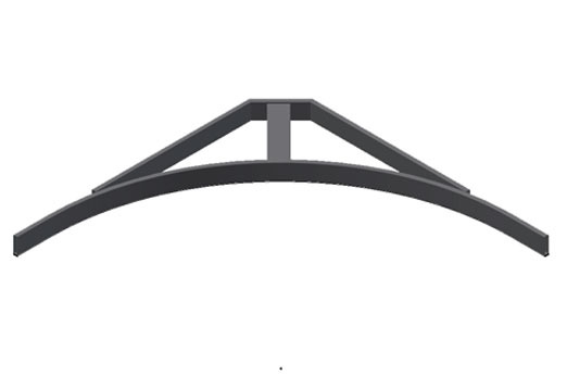 Data Center Triangle Wall Support Bracket for Cable Runway