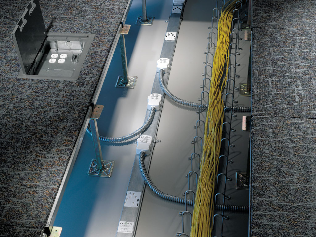 Raised Floor Cable Management