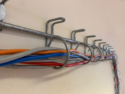 J-Hook cable management, Cable hook pathways