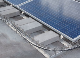 Cabling a Rooftop Solar Array, with Snake Tray 407 Series