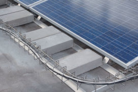 Cabling a Rooftop Solar Array, with Snake Tray 407 Series