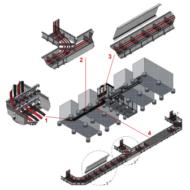 Snake Tray Cable Management Battery Energy Storage System