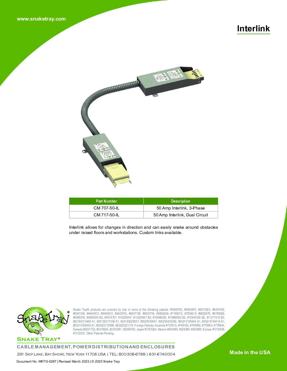 Single User Under-Desk Interlink Power Access and Cable Management