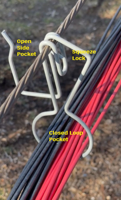 Snake Loc Cable Hanger Labeled