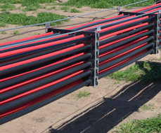 Solar Snake Max XL For Messenger Wire - Free-Air Conveyance System